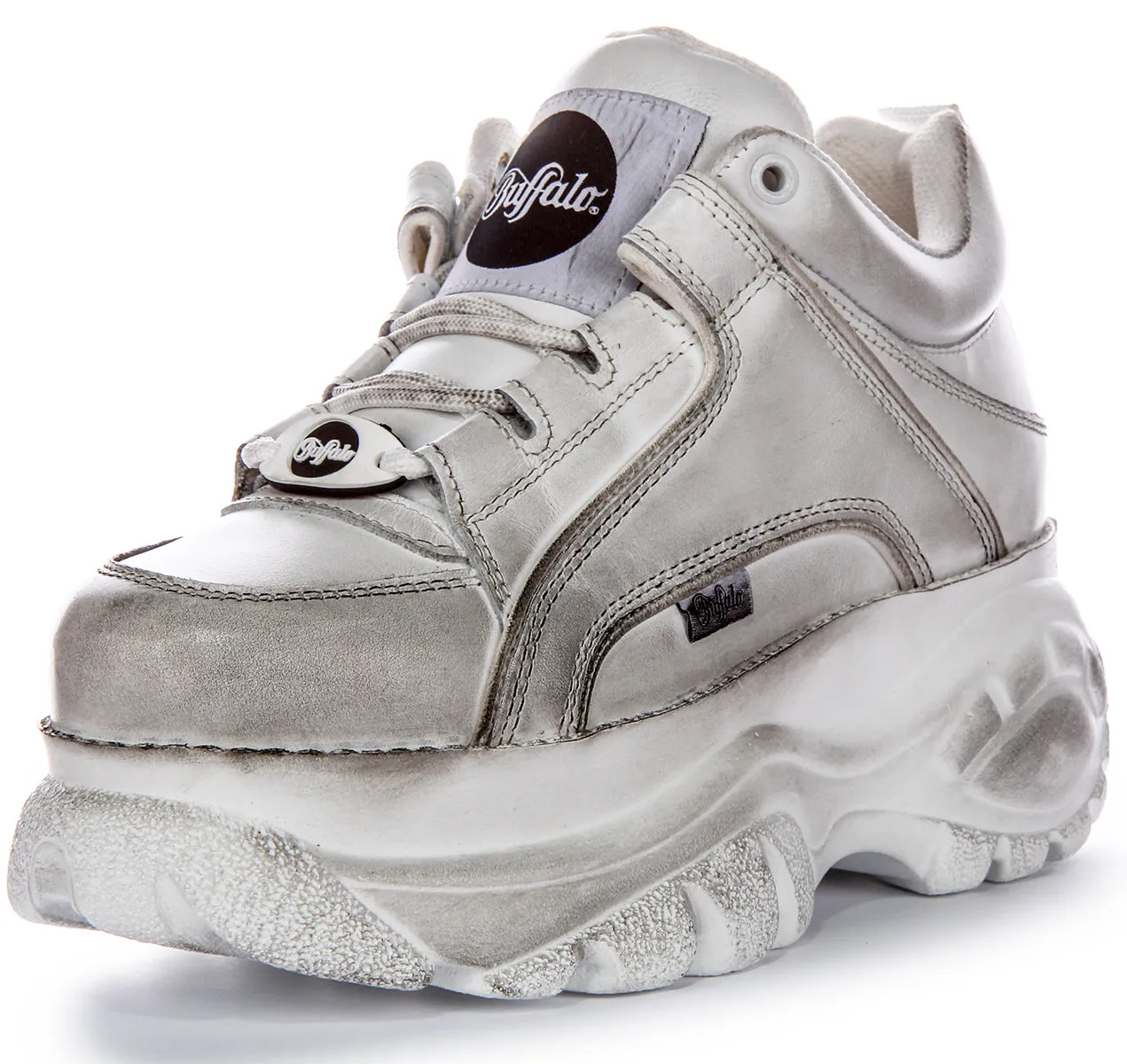 Buffalo 1339-14 2.0 En Blanc Pour Femmes Chaussures Buffalo