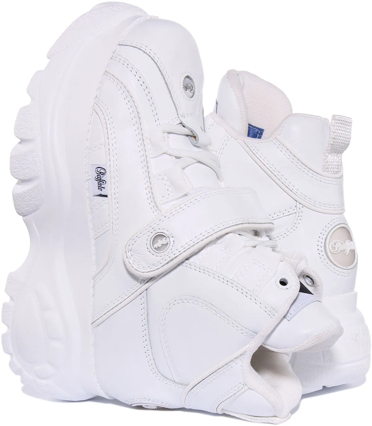 Buffalo 1348-14 2.0 En Blanc Pour Femme Chaussures Buffalo
