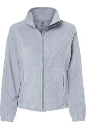 Veste polaire femme Burnside à fermeture éclair complète