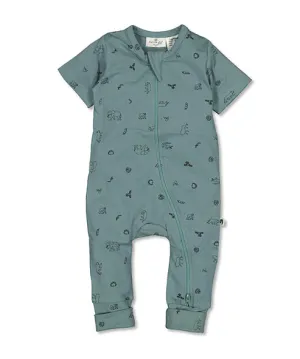 Combinaison zip Burrow et Be Junglette TAILLE NOUVEAU-NÉ