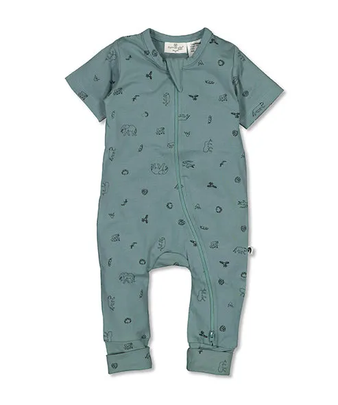 Combinaison zip Burrow et Be Junglette TAILLE NOUVEAU-NÉ