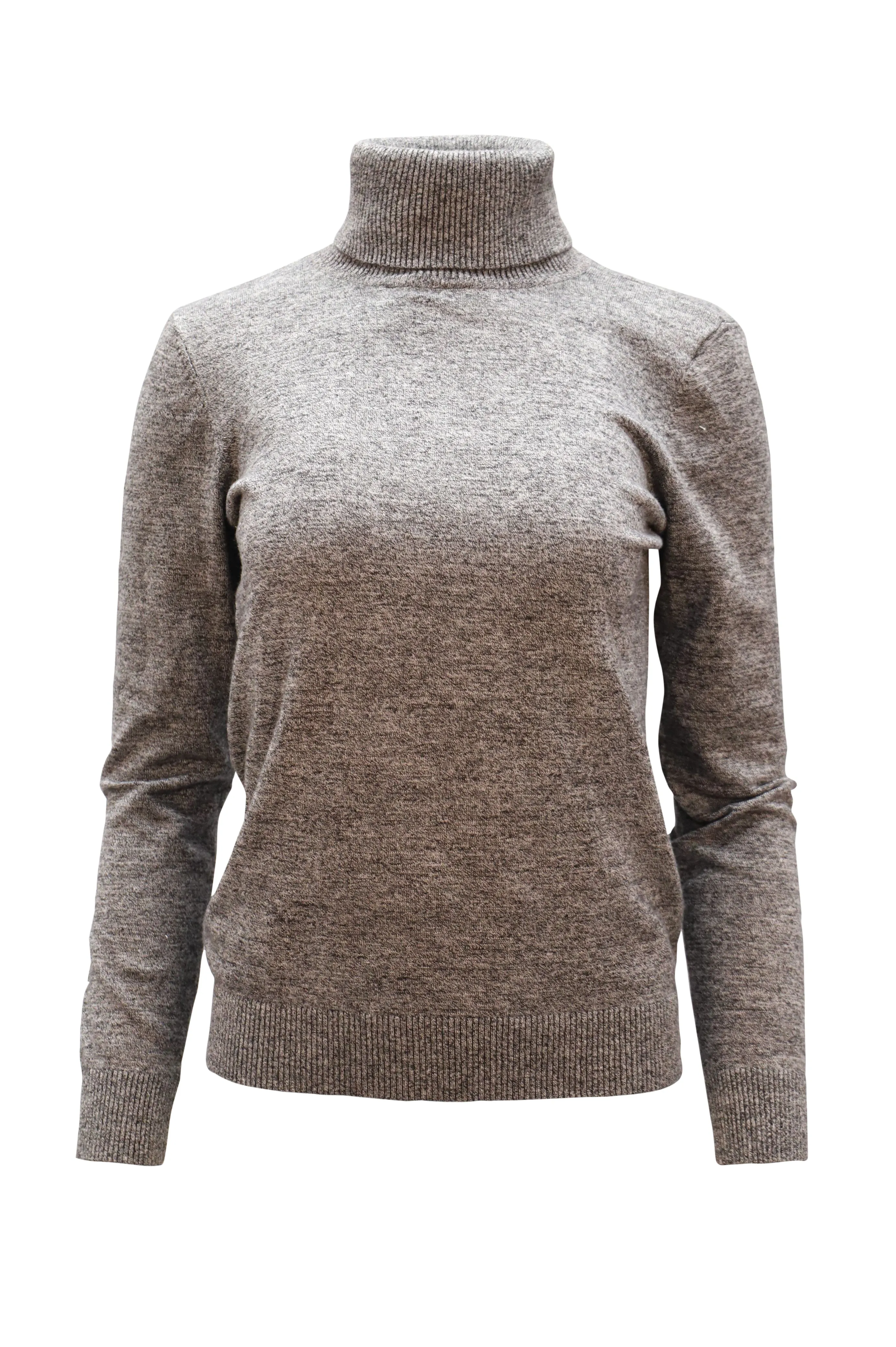 Pull col roulé Calvin Klein en rayonne grise