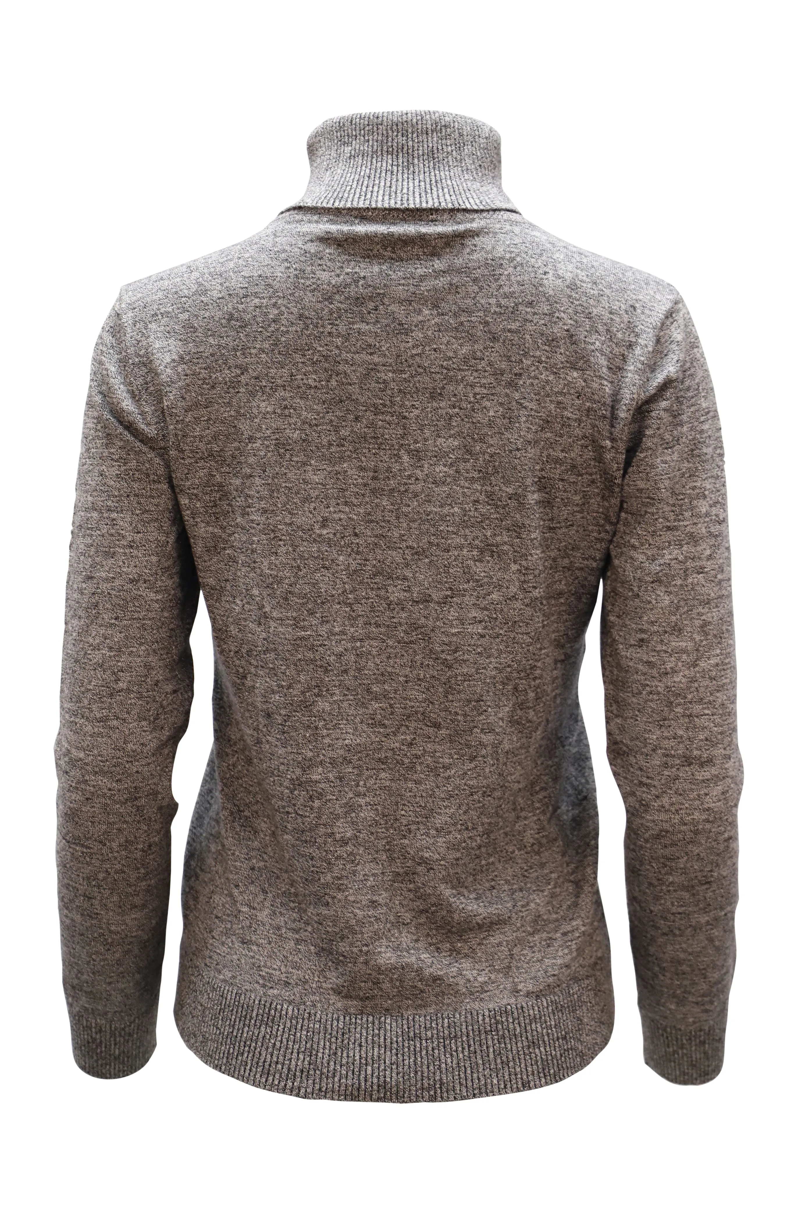 Pull col roulé Calvin Klein en rayonne grise