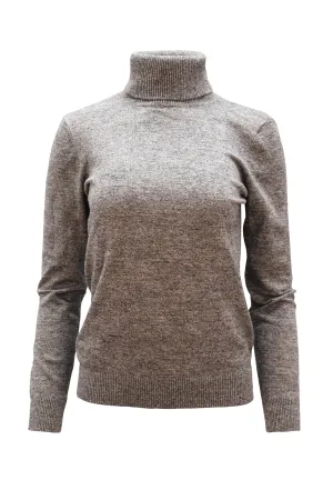Pull col roulé Calvin Klein en rayonne grise
