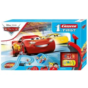 Ensemble de Voitures Miniatures Carrera Premier Disney Cars