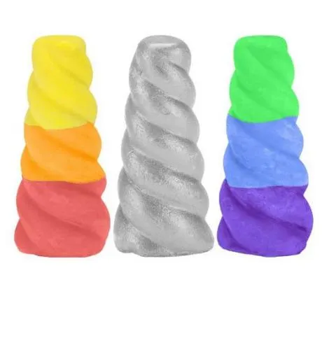 Pack de 3 bâtons licorne craie