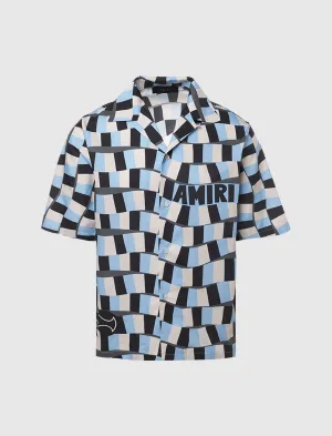 CHEMISE À SERPENT À CARREAUX
