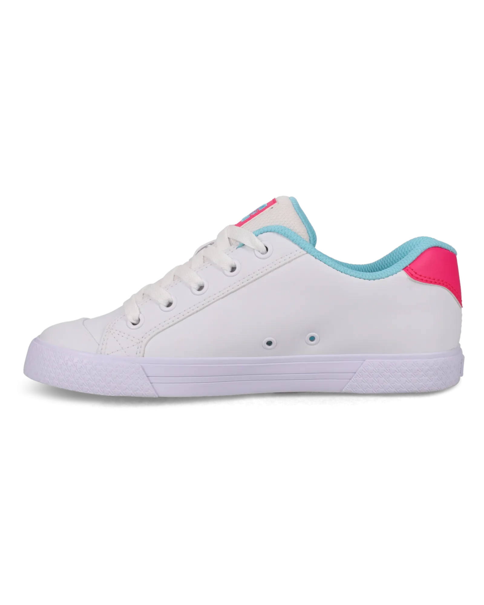 Chaussures Chelsea en blanc, rose vif et bleu