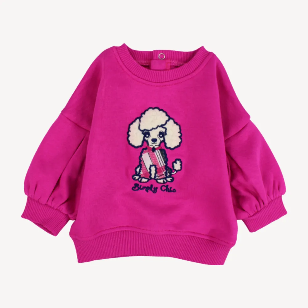 Pull à manches longues chic pour caniche