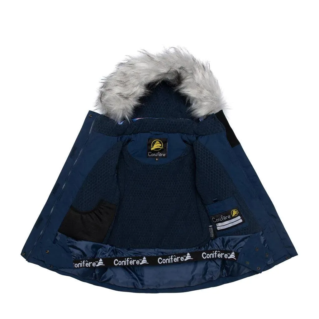 Ensemble de Combinaison Neige Charm Filles Conifere Billow - Marine Babykids Conifere