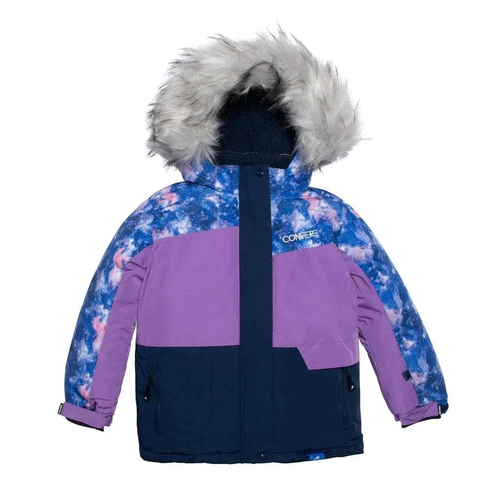Ensemble de Combinaison Neige Charm Filles Conifere Billow - Marine Babykids Conifere