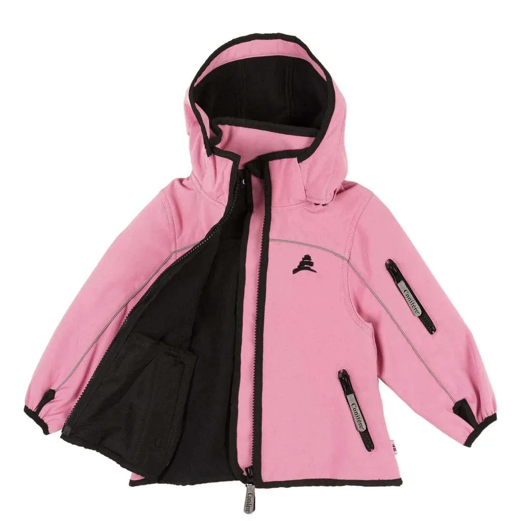 Veste Soft Shell pour Fillettes Conifere Bubble Gum - Bébé Enfant Conifere
