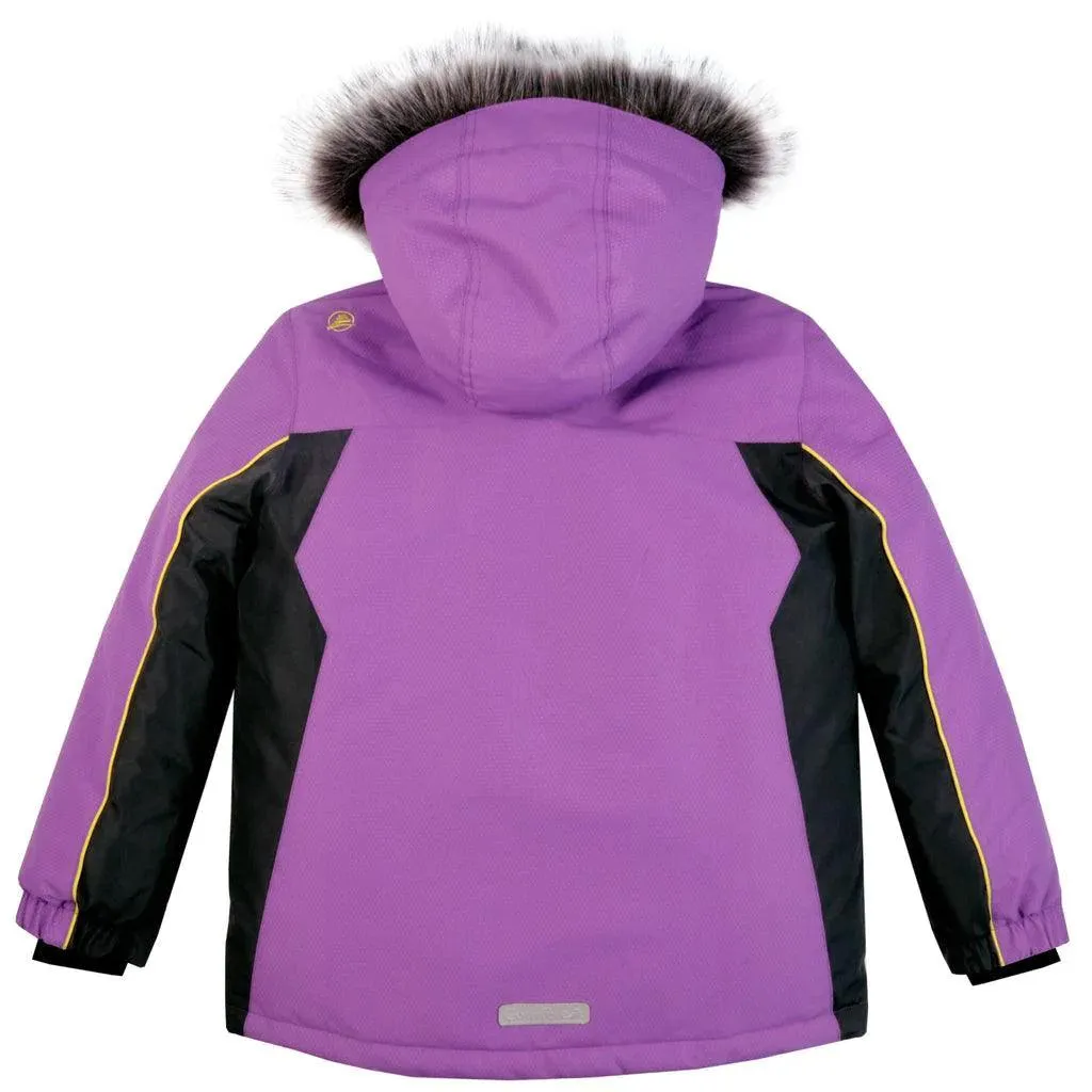 Ensemble de Combinaison Neige Esthétique Violette Conifere pour Filles Bébé Enfant Conifere