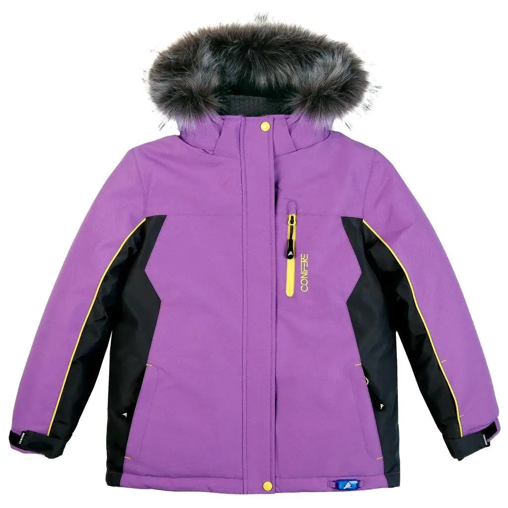 Ensemble de Combinaison Neige Esthétique Violette Conifere pour Filles Bébé Enfant Conifere