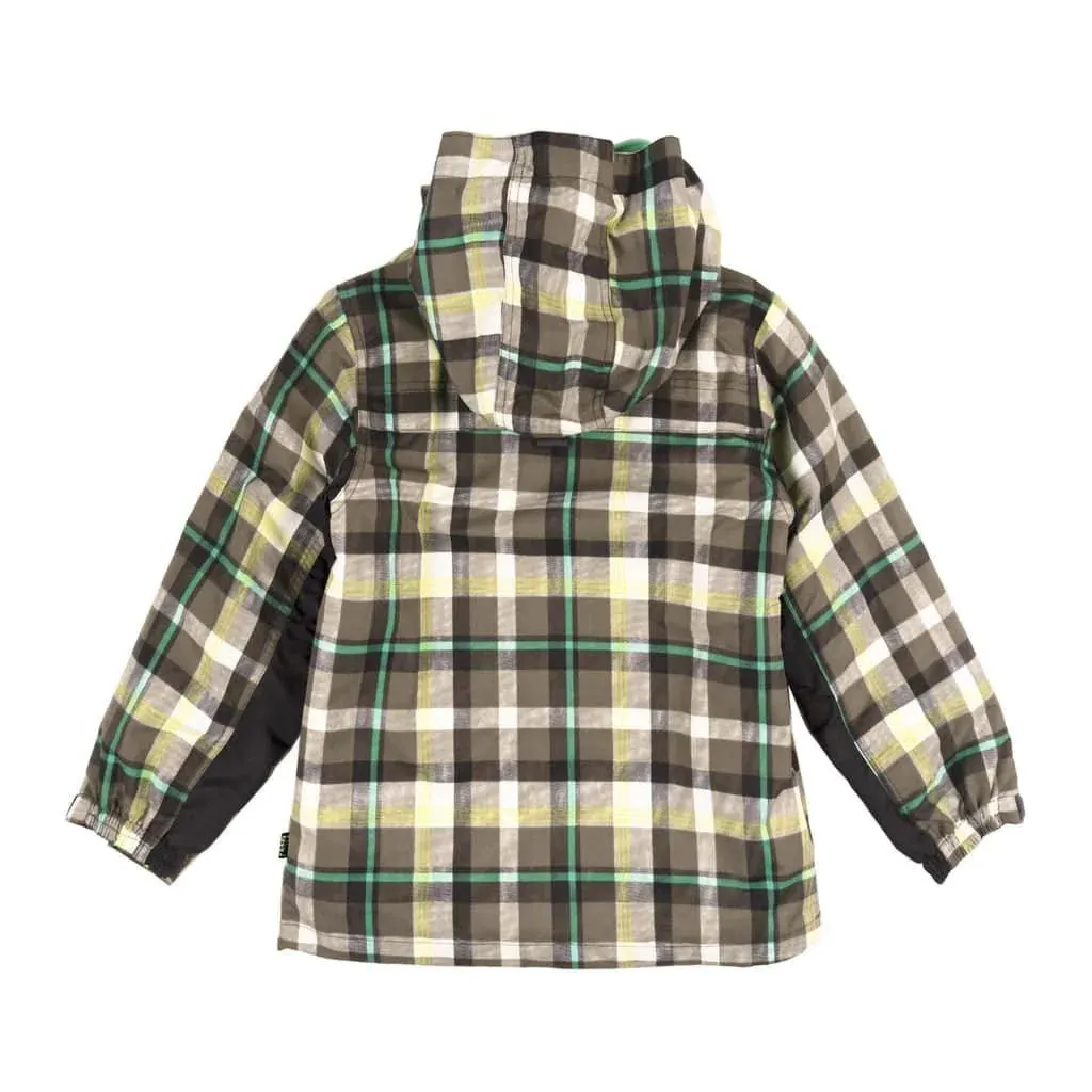 Veste 3-en-1 Conifere Green Check pour Garçons Babykids Conifere