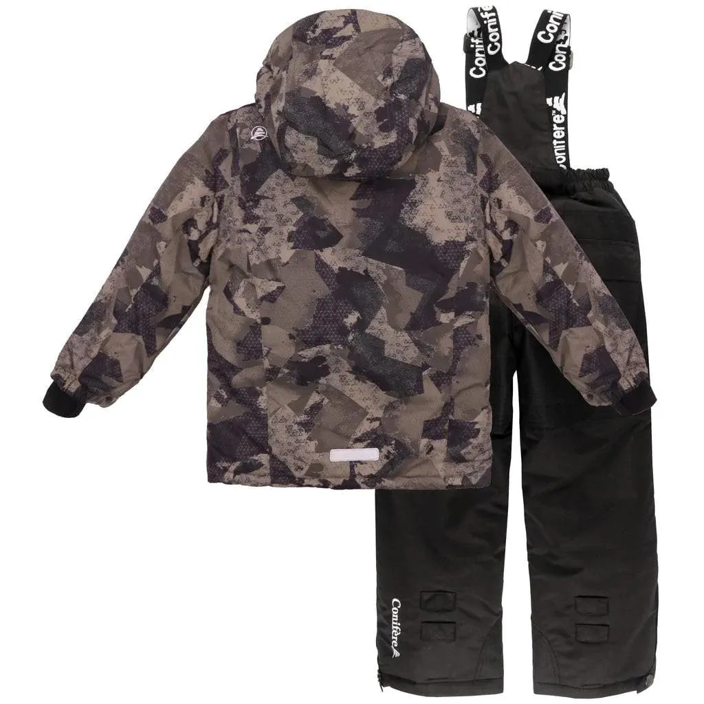Ensemble de combinaison de neige pour filles Conifere Military Khaki Babykids Conifere