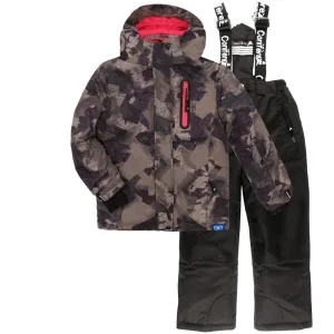 Ensemble de combinaison de neige pour filles Conifere Military Khaki Babykids Conifere