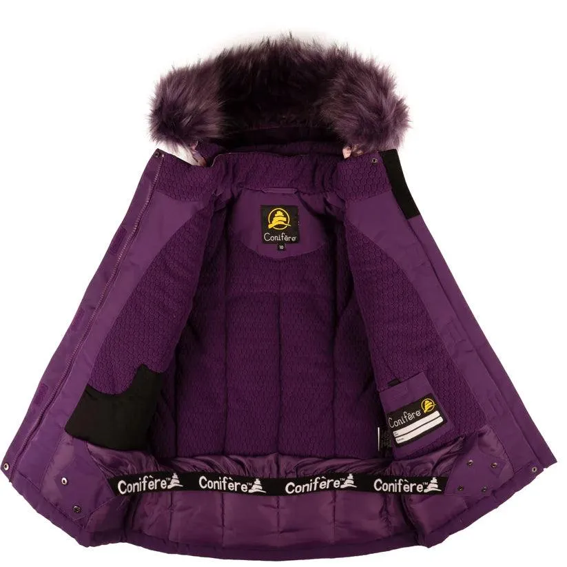 Conifere ROSA - Combinaison de neige pour filles - Violet (Taille 10) Bébé Enfant Conifere
