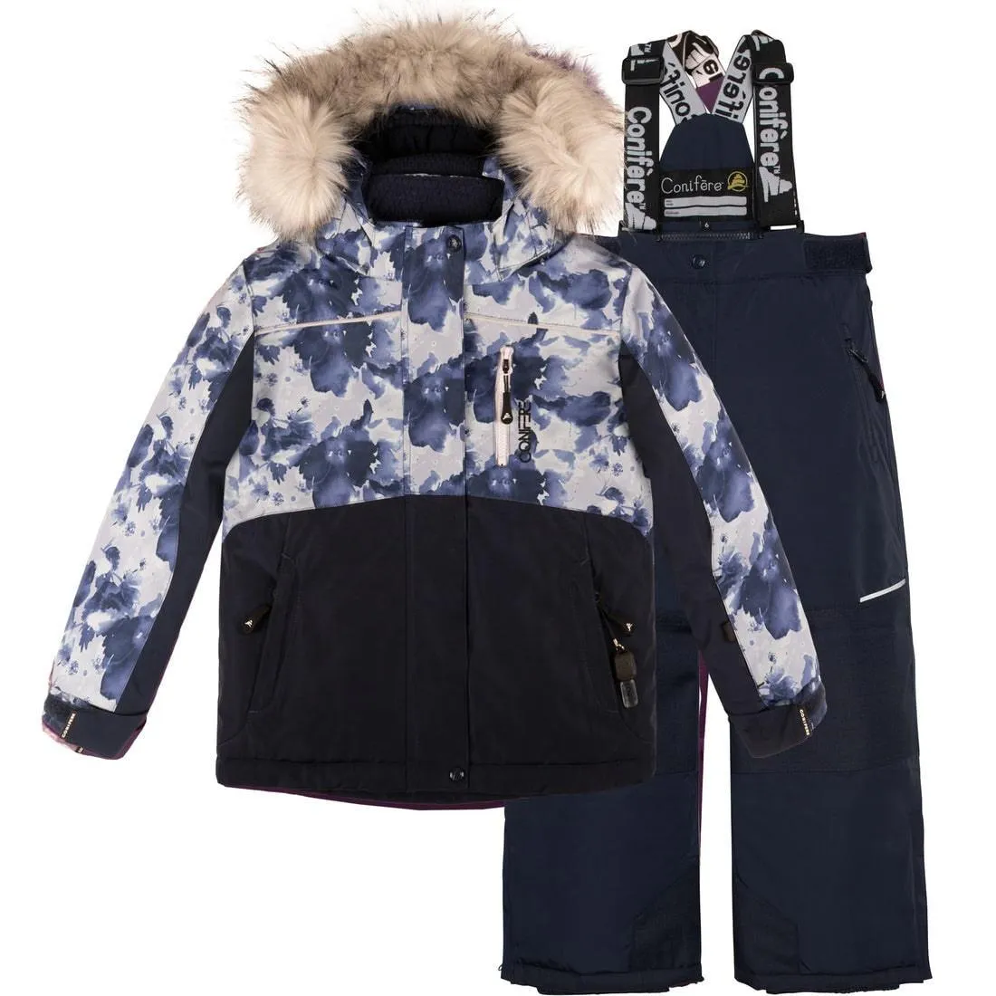 Conifere ROSA - Combinaison de neige pour filles - Violet (Taille 10) Bébé Enfant Conifere