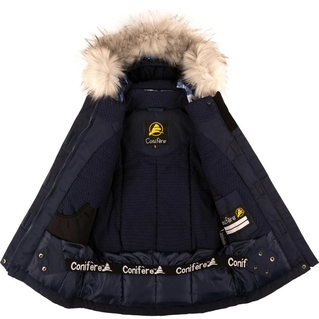 Conifere ROSA - Combinaison de neige pour filles - Violet (Taille 10) Bébé Enfant Conifere