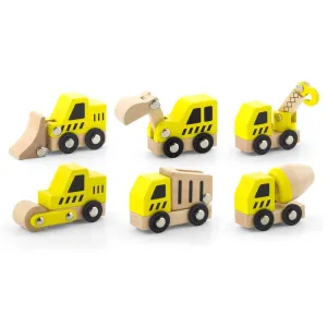 Jeu de Camions de Construction en Bois Viga