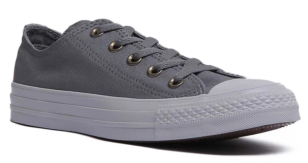Converse 161487C CT All Star Low Trainer en gris pour femmes Chaussures Converse