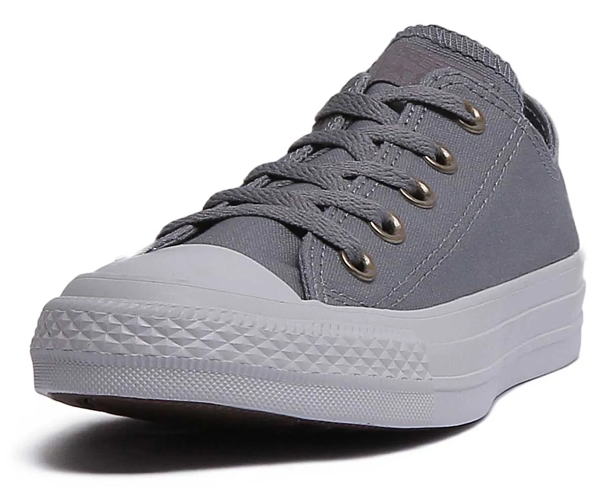 Converse 161487C CT All Star Low Trainer en gris pour femmes Chaussures Converse
