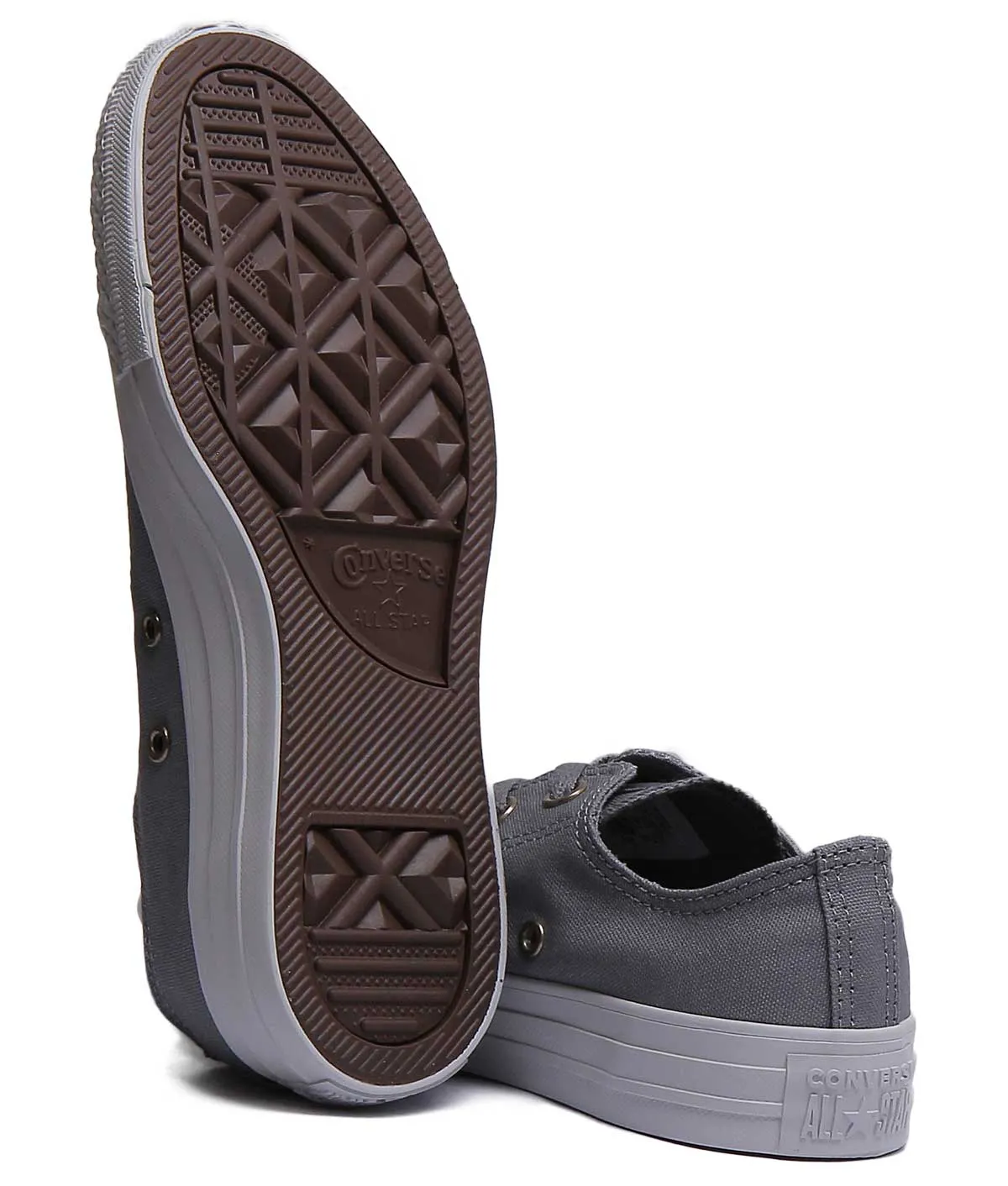 Converse 161487C CT All Star Low Trainer en gris pour femmes Chaussures Converse