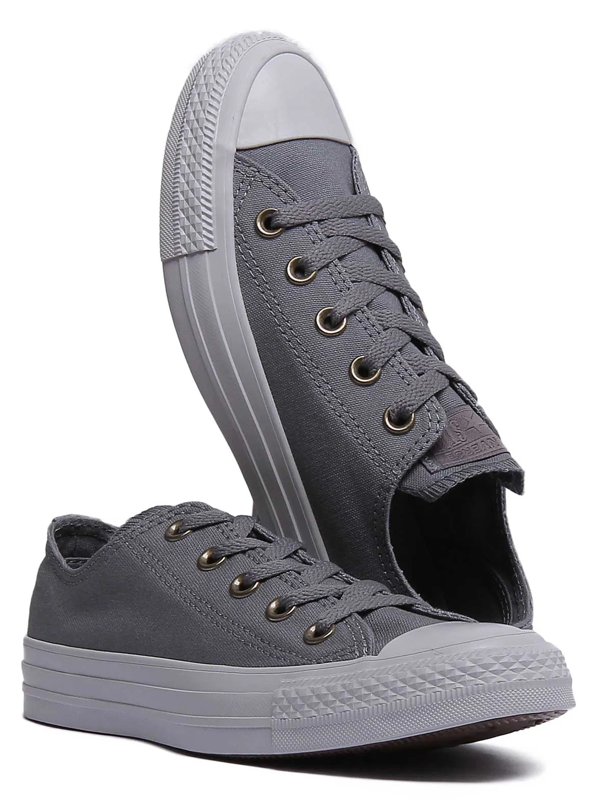 Converse 161487C CT All Star Low Trainer en gris pour femmes Chaussures Converse