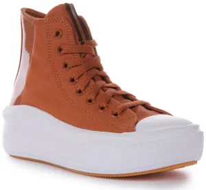 Converse A04673C All Star Move En Marron Pour Femmes Chaussures Converse