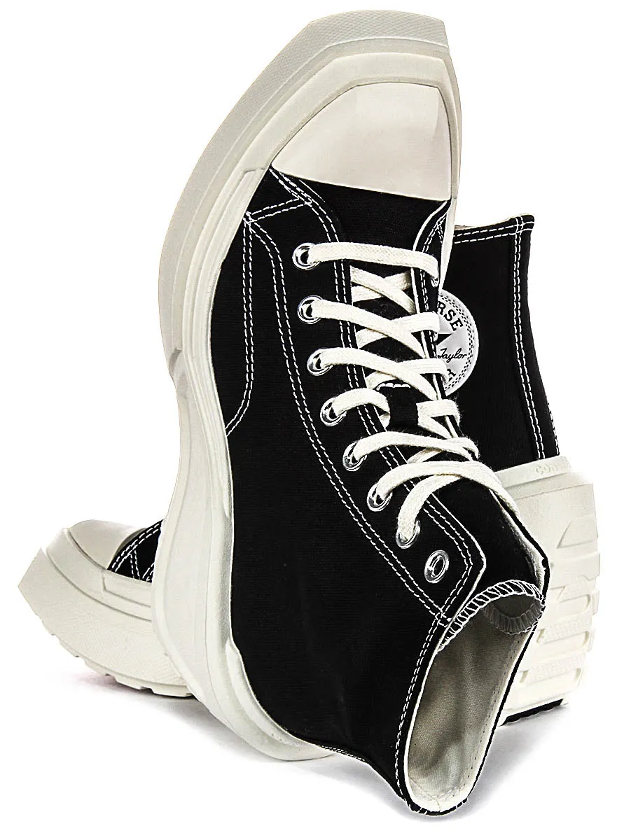 Converse A06478C De Luxe Wedge En Noir Et Blanc Pour Femmes Chaussures Converse