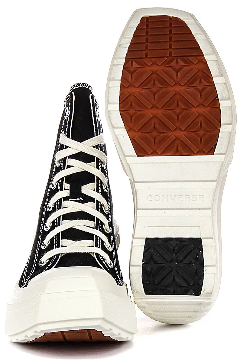 Converse A06478C De Luxe Wedge En Noir Et Blanc Pour Femmes Chaussures Converse