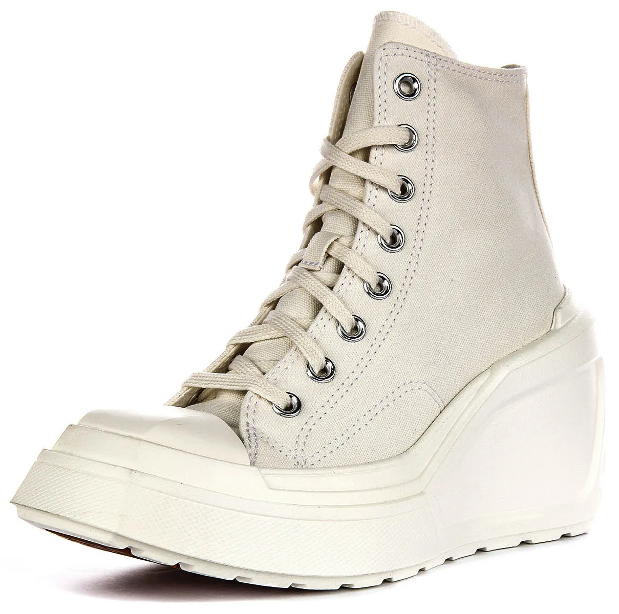 Converse A06479C De Luxe Wedge En Blanc Pour Femmes Chaussures Converse