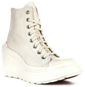 Converse A06479C De Luxe Wedge En Blanc Pour Femmes Chaussures Converse