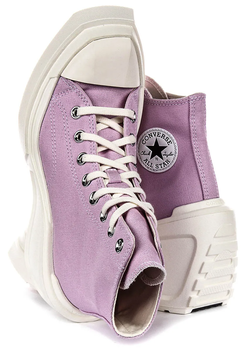 Converse A07584C De Luxe Wedge En Rose Blanc Pour Femmes Chaussures Converse