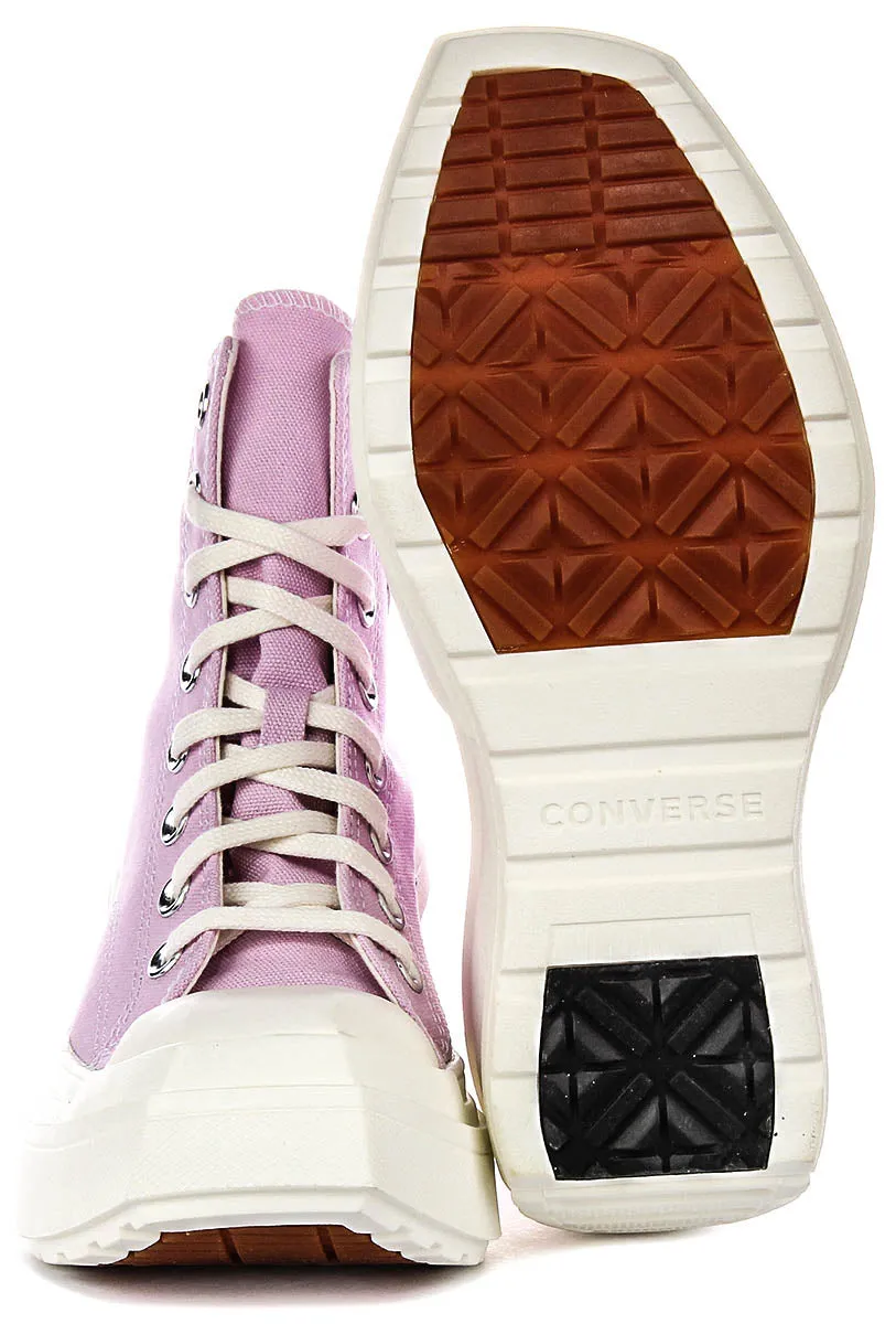 Converse A07584C De Luxe Wedge En Rose Blanc Pour Femmes Chaussures Converse