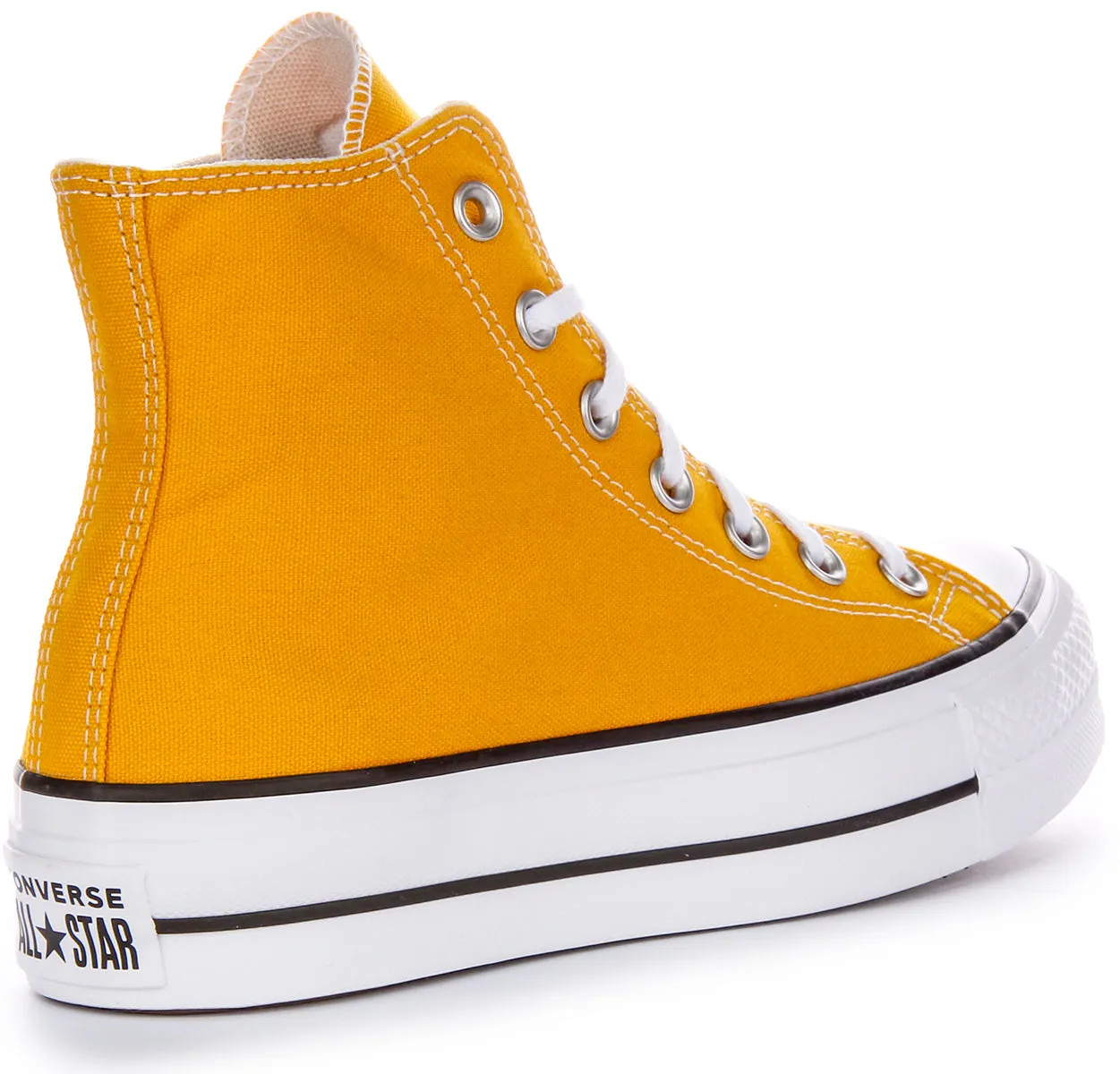 Converse All Star Lift Hi A06506C En Jaune Pour Femmes Chaussures Converse