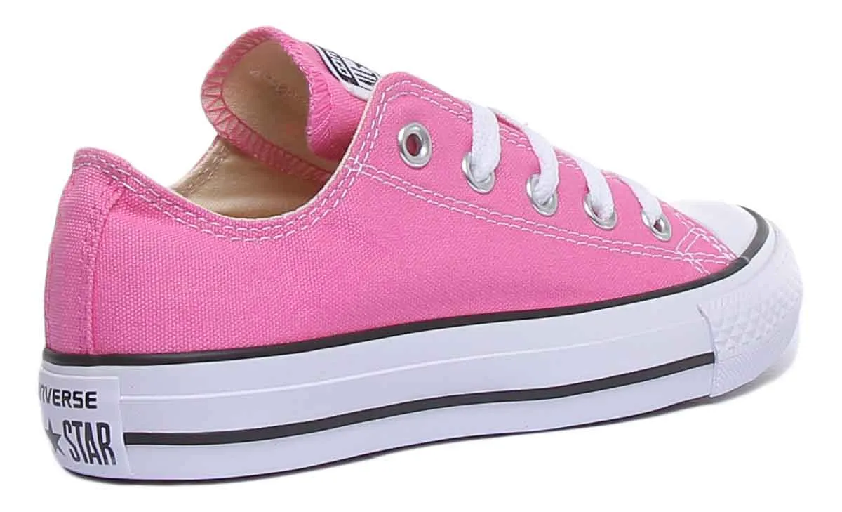 Converse All Star Low Trainer en rose pour femmes Chaussures Converse