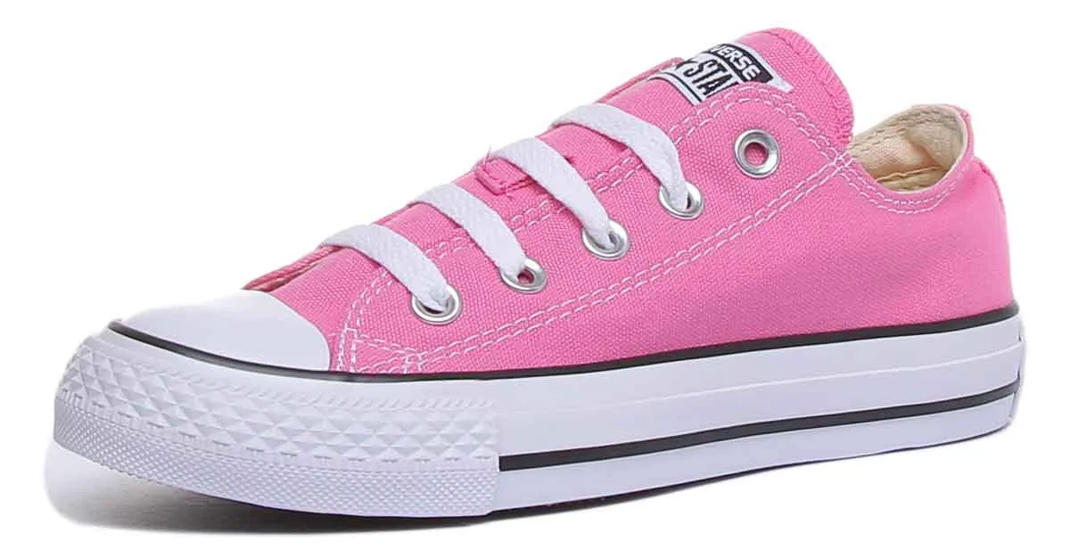 Converse All Star Low Trainer en rose pour femmes Chaussures Converse