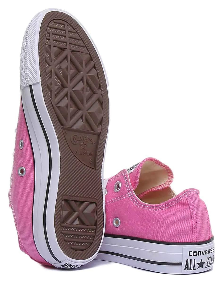 Converse All Star Low Trainer en rose pour femmes Chaussures Converse