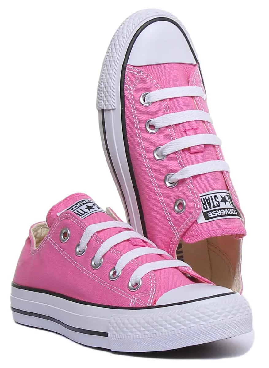 Converse All Star Low Trainer en rose pour femmes Chaussures Converse