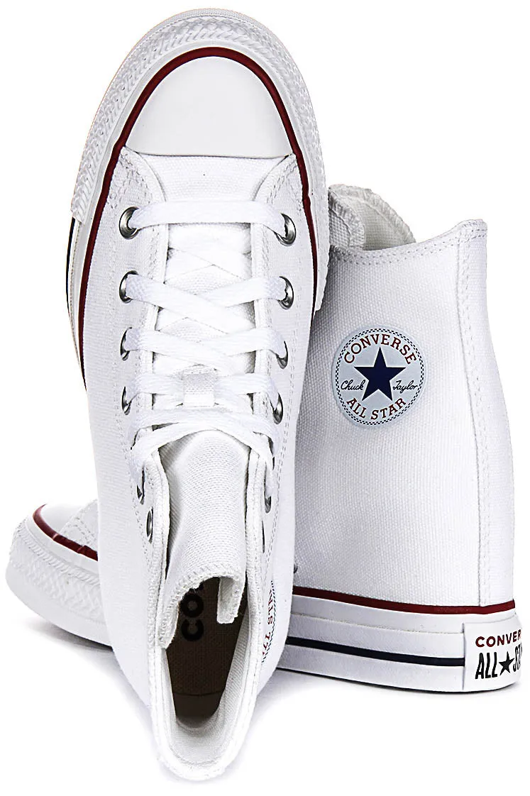 Converse All Star Wedge A11908C En Blanc Pour Femme Chaussures Converse