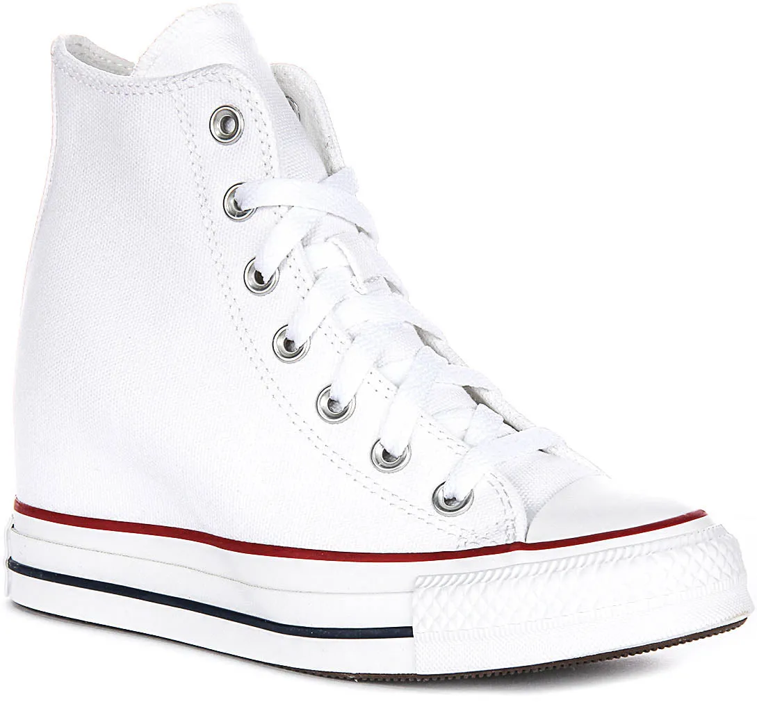 Converse All Star Wedge A11908C En Blanc Pour Femme Chaussures Converse
