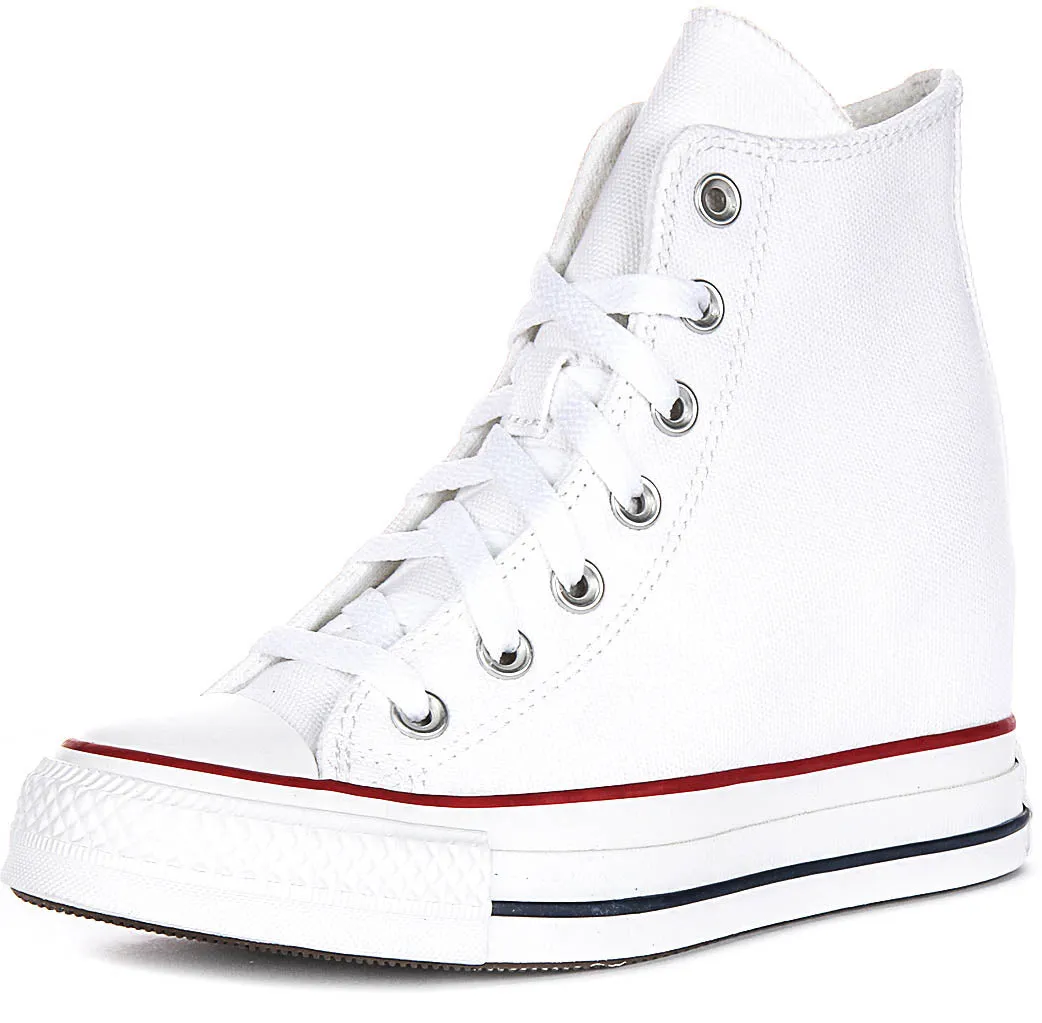 Converse All Star Wedge A11908C En Blanc Pour Femme Chaussures Converse