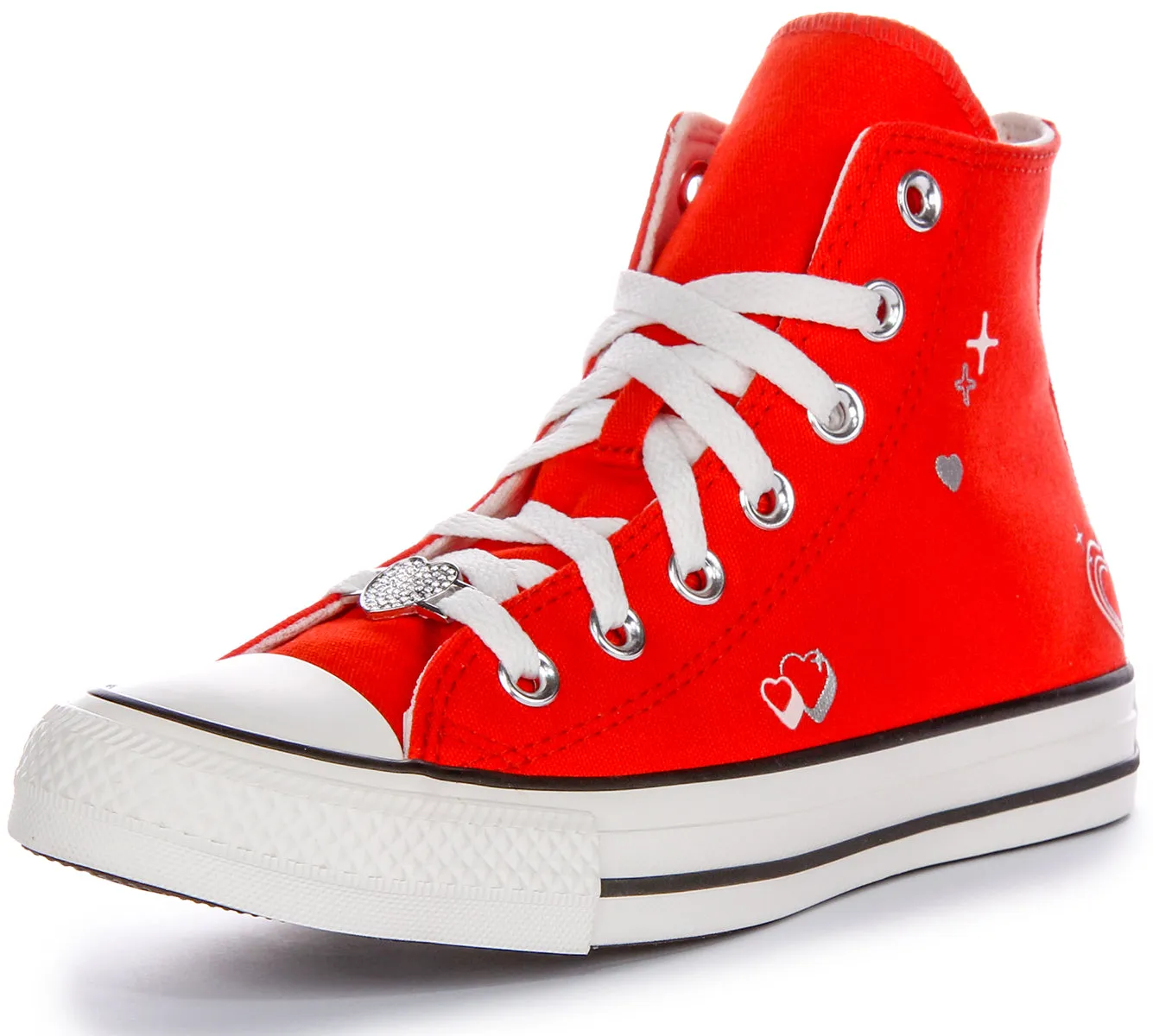 Converse All Star Y2K Heart A09117C En Rouge Pour Femmes Chaussures Converse