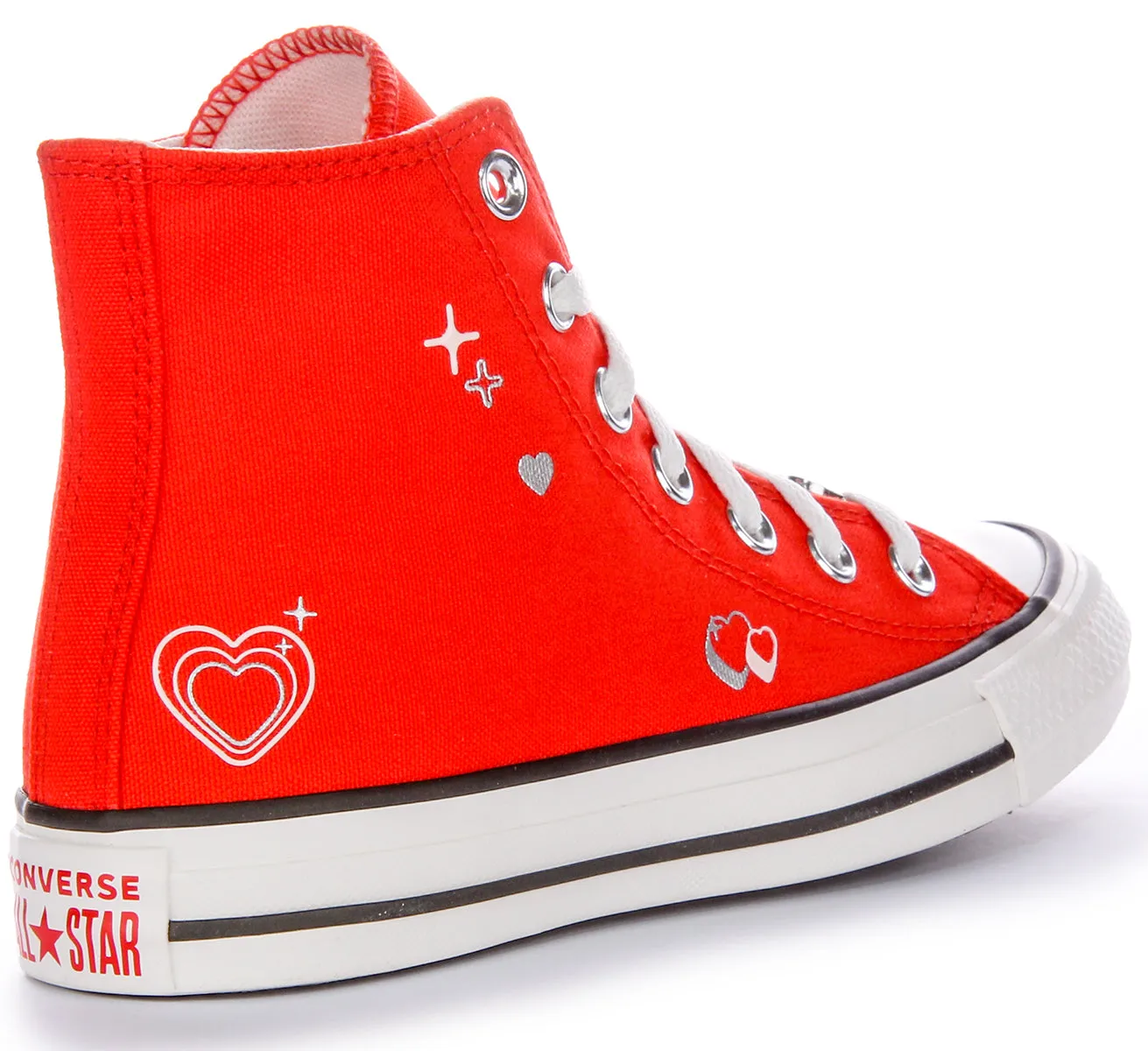 Converse All Star Y2K Heart A09117C En Rouge Pour Femmes Chaussures Converse