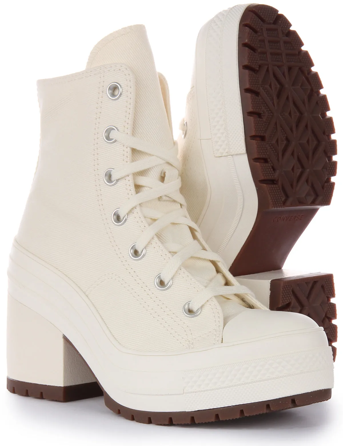 Converse Chuck 70s A05348C De Luxe Talon en Chaussures Blanches Converse