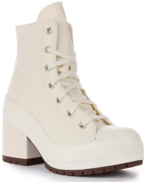 Converse Chuck 70s A05348C De Luxe Talon en Chaussures Blanches Converse