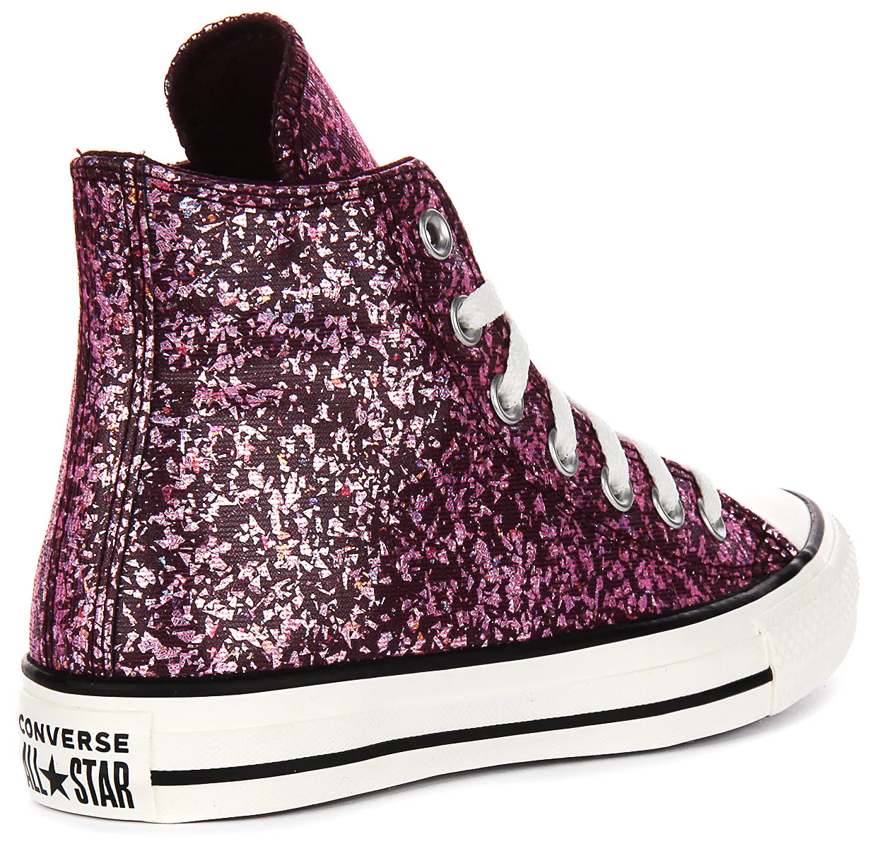 Converse Chuck Taylor A11137C en chaussures à effet pailleté magenta Converse