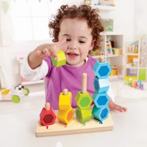 Jeu de blocs en bois à empiler Hape